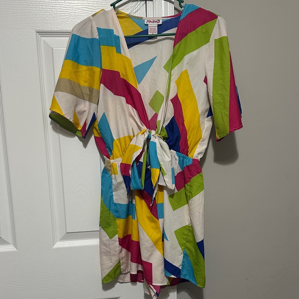 MadRag Colorful Geometric romper